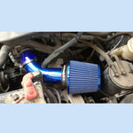 Tubo di aspirazione dell'aria universale Prese d'aria di flusso super potente Tubo di aspirazione dell'aria in alluminio corto da corsa a freddo con sistema di kit filtro a cono