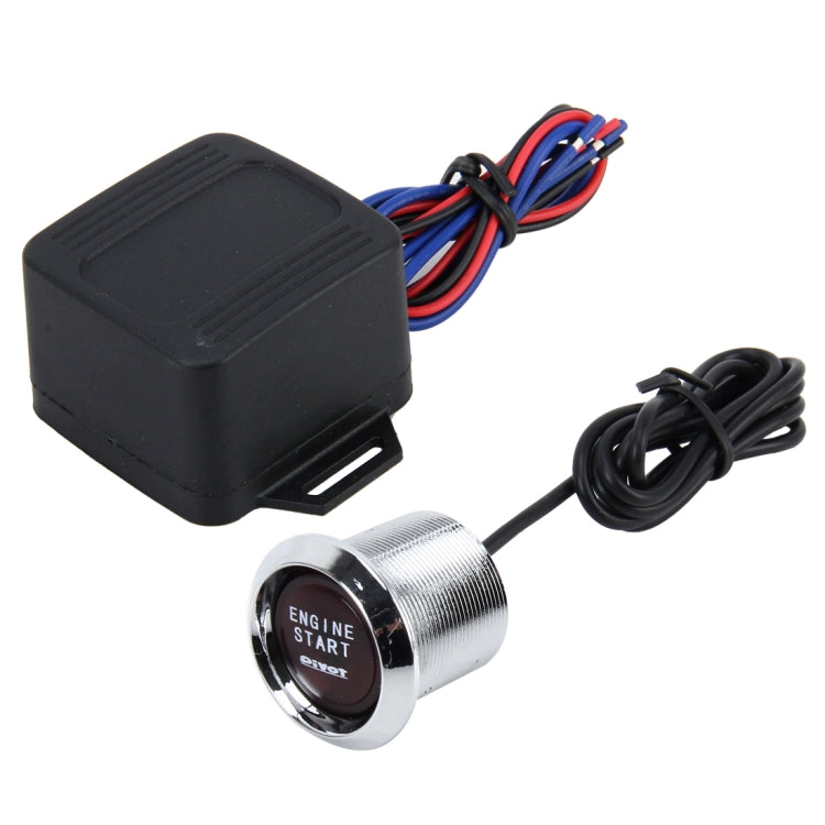 Avviamento con un solo pulsante Interruttore di avviamento con illuminazione Avviamento del motore Illuminazione con perno Avviamento con illuminazione, With Blue Lighting, With Red Lighting