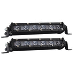 2 pz 8 pollici 18 W 6000 K IP67 1800 ml fari da lavoro per barche per auto marine lampadine a LED, DC 9-30 V, 8 inch