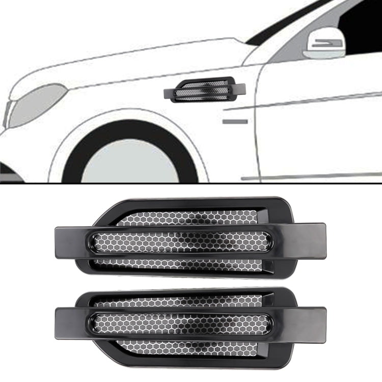 2 adesivi decorativi casuali per styling auto, Black, Random Decorative Sticker
