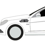 2 adesivi decorativi casuali per styling auto, Black, Random Decorative Sticker