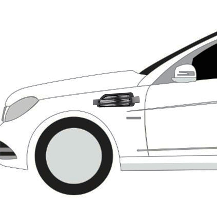 2 adesivi decorativi casuali per styling auto, Black, Random Decorative Sticker