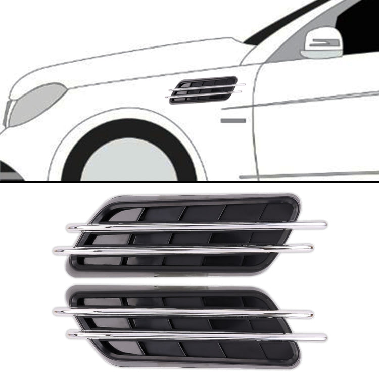 2 adesivi decorativi casuali per styling auto, 6 in 1