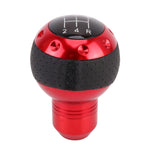 Pomello del cambio per auto universale Pomello del cambio per auto modificato Pomello della leva del cambio automatico Pomello del cambio, Shift Lever Knob Gear Knobs(Red)
