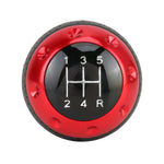 Pomello del cambio per auto universale Pomello del cambio per auto modificato Pomello della leva del cambio automatico Pomello del cambio, Shift Lever Knob Gear Knobs(Red)