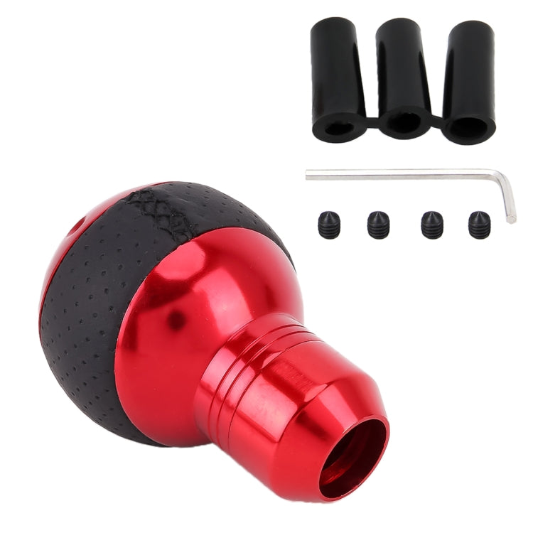 Pomello del cambio per auto universale Pomello del cambio per auto modificato Pomello della leva del cambio automatico Pomello del cambio, Shift Lever Knob Gear Knobs(Red)