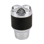 Pomello del cambio universale per auto diamantato Pomello del cambio per auto modificato Pomello della leva del cambio automatico Pomello del cambio, Shift Lever Knob Gear Knobs(Silver)