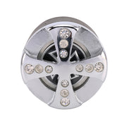 Pomello del cambio universale per auto diamantato Pomello del cambio per auto modificato Pomello della leva del cambio automatico Pomello del cambio, Shift Lever Knob Gear Knobs(Silver)