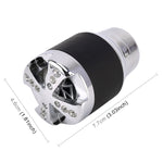Pomello del cambio universale per auto diamantato Pomello del cambio per auto modificato Pomello della leva del cambio automatico Pomello del cambio, Shift Lever Knob Gear Knobs(Silver)
