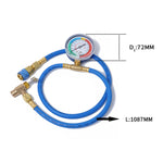 Manometro Aria Condizionata Tavolo Fluoruro Neve Manometro Refrigerante Tavolo Singolo Aria Condizionata, Pressure Gauge