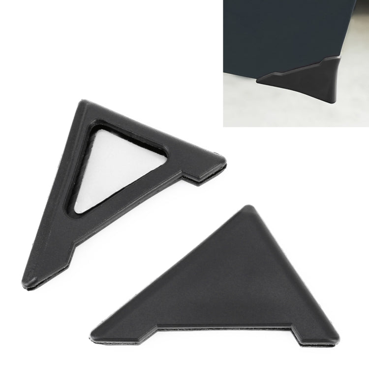 Adesivo anti-collisione in silicone universale per carrozzeria auto. Protezione per l'angolo della porta, Black, Blue, Red, White