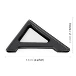 Adesivo anti-collisione in silicone universale per carrozzeria auto. Protezione per l'angolo della porta, Black, Blue, Red, White