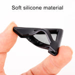 Adesivo anti-collisione in silicone universale per carrozzeria auto. Protezione per l'angolo della porta, Black, Blue, Red, White