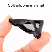 Adesivo anti-collisione in silicone universale per carrozzeria auto. Protezione per l'angolo della porta, Black, Blue, Red, White