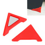 Adesivo anti-collisione in silicone universale per carrozzeria auto. Protezione per l'angolo della porta, Black, Blue, Red, White