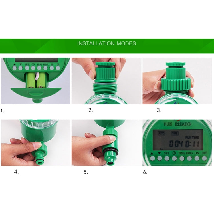 Kit di irrigazione per controller di irrigazione automatico, timer per irrigazione da giardino, controller per irrigazione con irrigatore, kit di irrigazione per controller di irrigazione, Water Timer 2