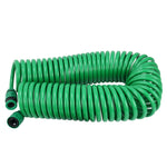 Tubo a spirale telescopico per tubo a molla della serie di irrigazione da giardino con adattatore e connettore per connettore dell'acqua, lunghezza: 15 m, 15m Telescopic Pipe