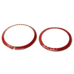 Set 2 anelli decorativi in lega di zinco per BMW Serie 3