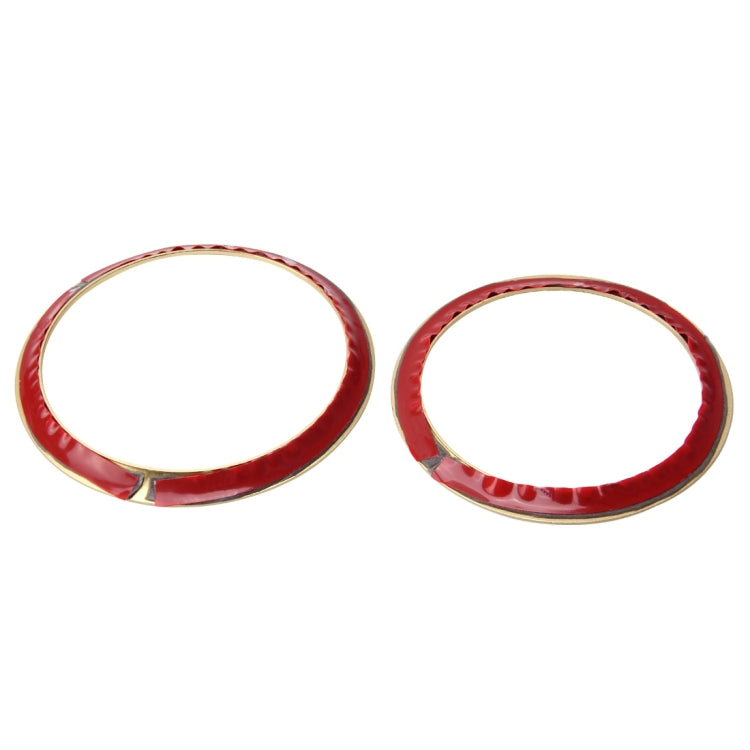 Set 2 anelli decorativi in lega di zinco per BMW Serie 3