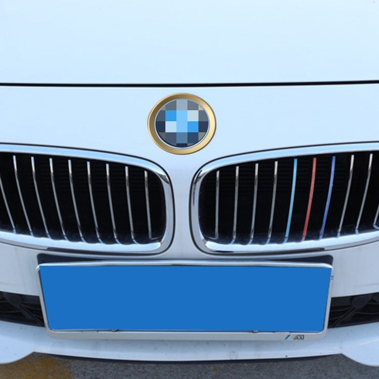 Set 2 anelli decorativi in lega di zinco per BMW Serie 3
