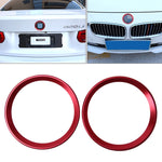 Anelli decorativi logo auto per BMW Serie 5, set 2 pezzi