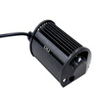 Barra luminosa a LED da 4 pollici a tre file Luci fuoristrada modificate Barra luminosa da tetto IP67 Impermeabile 9W Condensatore 6000K 5500LM Faretto a LED Faro da lavoro a LED per auto, DC 10-48V, Spot+36W
