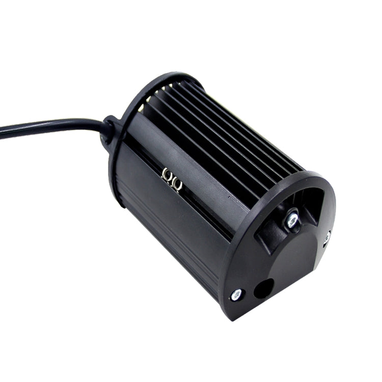 Barra luminosa a LED da 4 pollici a tre file Luci fuoristrada modificate Barra luminosa da tetto IP67 Impermeabile 9W Condensatore 6000K 5500LM Faretto a LED Faro da lavoro a LED per auto, DC 10-48V, Spot+36W