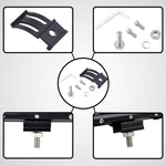 Barra luminosa a LED da 4 pollici a tre file Luci fuoristrada modificate Barra luminosa da tetto IP67 Impermeabile 9W Condensatore 6000K 5500LM Faretto a LED Faro da lavoro a LED per auto, DC 10-48V, Spot+36W
