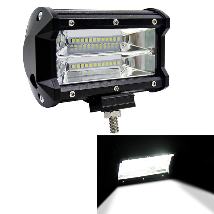 Luci da lavoro per auto da 5 pollici 18W 24 LED impermeabili IP67 a due barre modificate fuoristrada Faretti per auto, DC 9-48V, Spot/72W/6000K 3000LM, Yellow/18W/3000K 1080LM