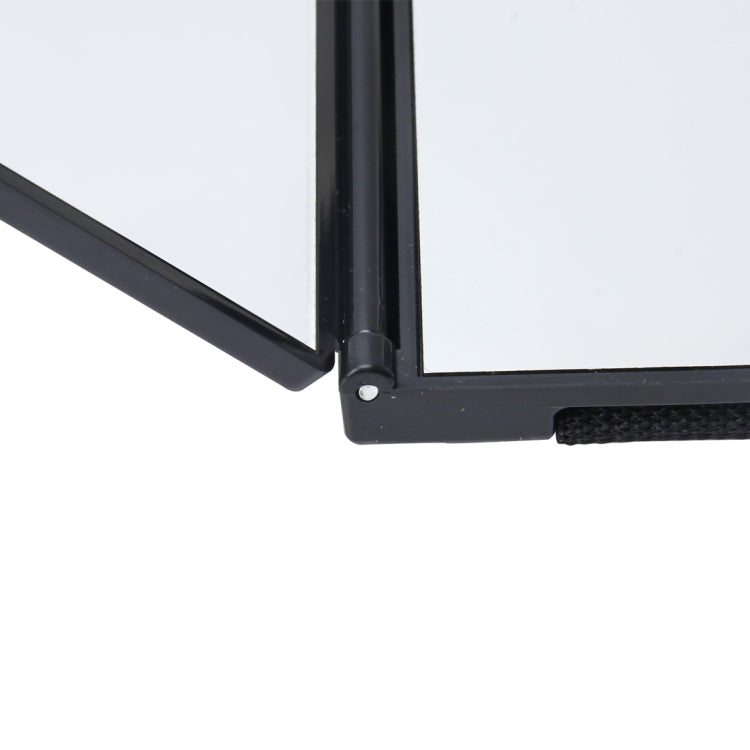 SHUNWEI Visiera Parasole per Auto Specchio Regolabile per Trucco per Auto Ombreggiatura da Sole Specchio Cosmetico Montato su Veicolo Specchio cosmetico Pieghevole Triplo Pieghevole Specchio per Trucco Interno per Auto Forniture per Auto, SD-2408