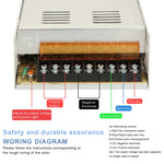AC 110 / 220V a DC 12V 20A 240W Adattatore di alimentazione Convertitore AC-DC Step Down Modulo Trasformatore di tensione Interruttore di alimentazione, 20A 240W
