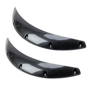2 pezzi 58 cm adesivi per auto in gomma grandi strisce ad arco tondo universali parafanghi ruota sopracciglio decalcomania adesivo sopracciglio coperture per auto strisce nere ad arco tondo a strisce, 58cm
