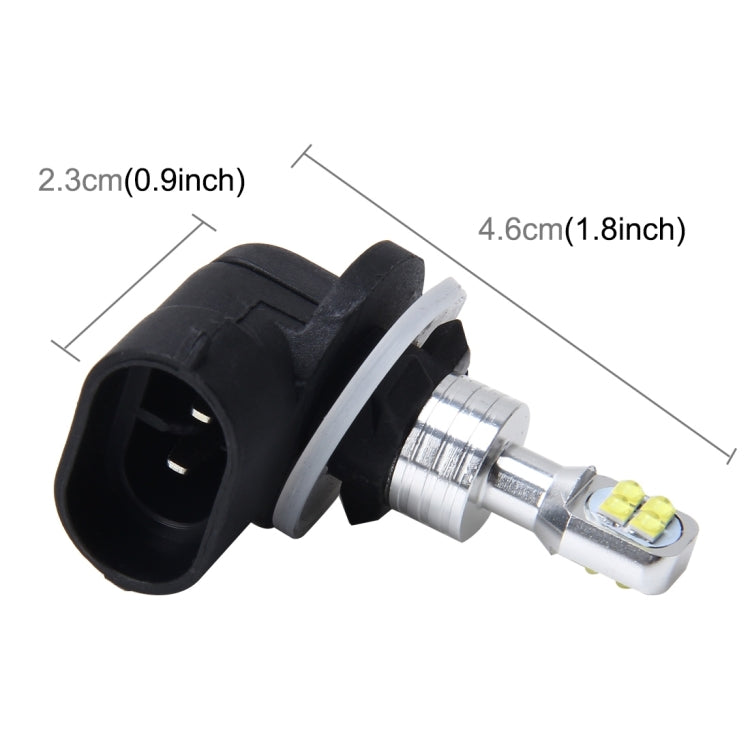 Fendinebbia per auto 881 40W 800 LM 6000K 8 LED CREE, DC 12V, 881