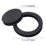 2 pz. Altoparlanti insonorizzati per auto in cotone insonorizzato con cotone autoadesivo per isolamento acustico, diametro esterno: 19,5 cm, diametro interno: 14,3 cm, Car Speaker Soundproof Cotton