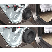 2 pz. Altoparlanti insonorizzati per auto in cotone insonorizzato con cotone autoadesivo per isolamento acustico, diametro esterno: 19,5 cm, diametro interno: 14,3 cm, Car Speaker Soundproof Cotton