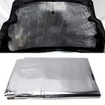 Cofano per auto, motore, isolamento acustico, cotone, calore, impermeabile, autoadesivo, calore per auto, isolamento acustico, cotone, dimensioni: 1 m x 1,4 m x 5 mm, Size: 1m x 1.4m x 5mm