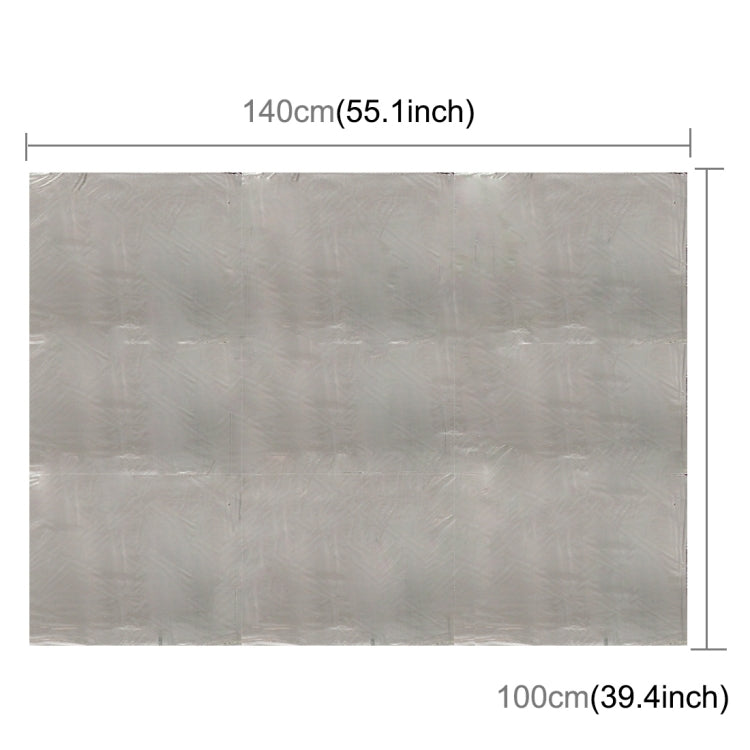 Cofano per auto, motore, isolamento acustico, cotone, calore, impermeabile, autoadesivo, calore per auto, isolamento acustico, cotone, dimensioni: 1 m x 1,4 m x 5 mm, Size: 1m x 1.4m x 5mm