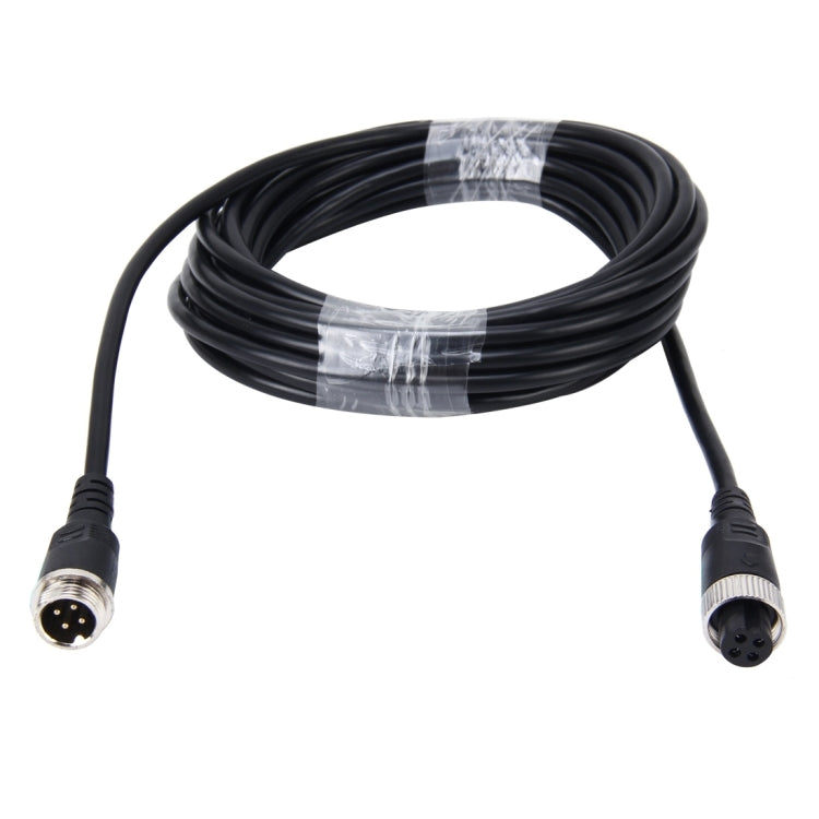 Cavo di estensione audio video con connettore aeronautico M12 4P da 10 m per DVR per telecamera CCTV, 10m