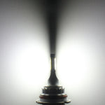 2 PZ 9007 18W 1800 LM 6000K IP68 Casnbus Faro LED per auto a corrente costante con 2 lampade COB, DC 9-36V, 9007