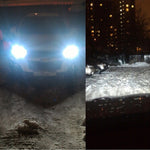 2 PZ 9007 18W 1800 LM 6000K IP68 Casnbus Faro LED per auto a corrente costante con 2 lampade COB, DC 9-36V, 9007