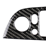 Pannello per alzacristalli in fibra di carbonio per auto con adesivo decorativo per chiave pieghevole per guida a sinistra BMW Z4 2009-2015, Window Lift Panel With Folding Key(Soild Color)