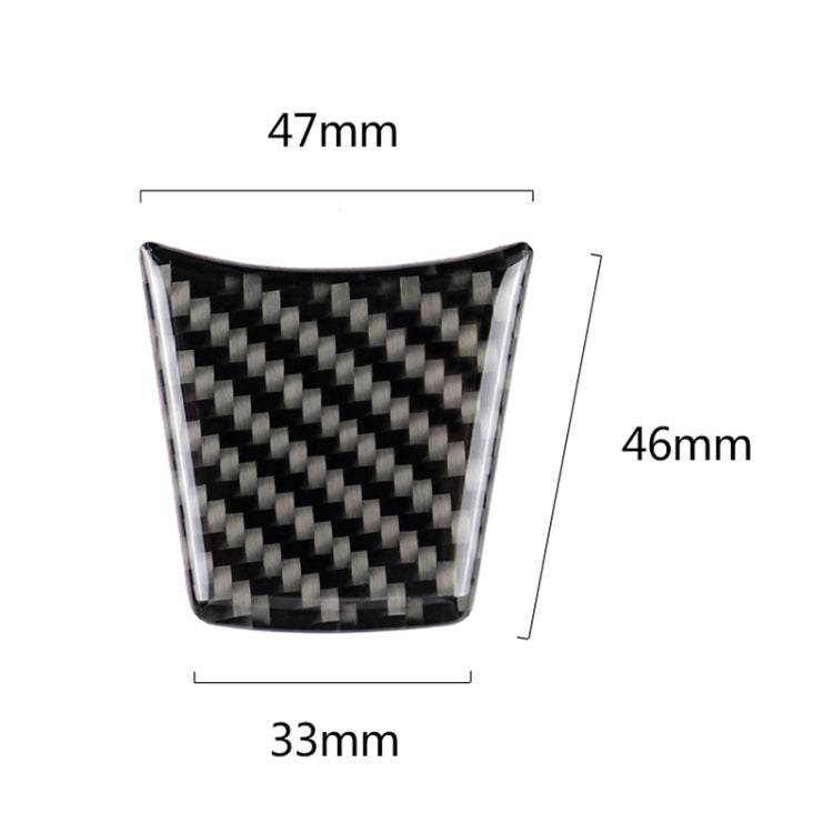 Adesivo volante in fibra di carbonio per BMW Z4 2009-2015