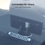 Scheda di parcheggio temporanea per supporto per cellulare per pannello strumenti per auto multifunzione
