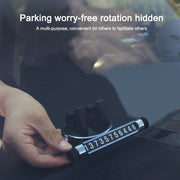 Scheda di parcheggio temporanea per supporto per cellulare per pannello strumenti per auto multifunzione