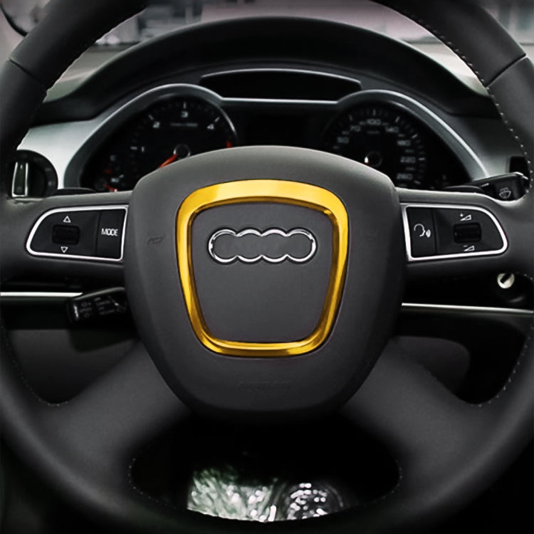 Decorazione adesiva per rivestimento decorativo dell'anello decorativo del volante per auto per Audi
