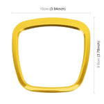 Decorazione adesiva per rivestimento decorativo dell'anello decorativo del volante per auto per Audi