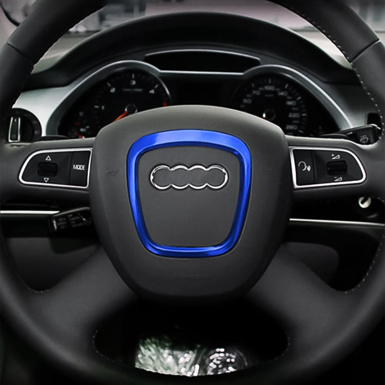 Decorazione adesiva per rivestimento decorativo dell'anello decorativo del volante per auto per Audi