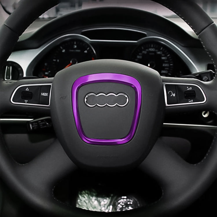 Decorazione adesiva per rivestimento decorativo dell'anello decorativo del volante per auto per Audi