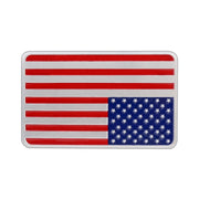 Adesivo decorativo casuale con motivo a bandiera USA a forma di rettangolo per auto, USA Flag Rectangle Shape