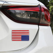 Adesivo decorativo casuale con motivo a bandiera USA a forma di rettangolo per auto, USA Flag Rectangle Shape